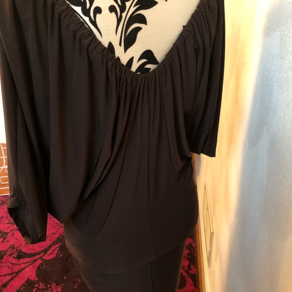 RUSH couture bat wing dress - Picture 4 of 5